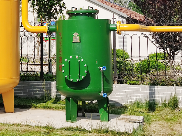 Biogas purification device