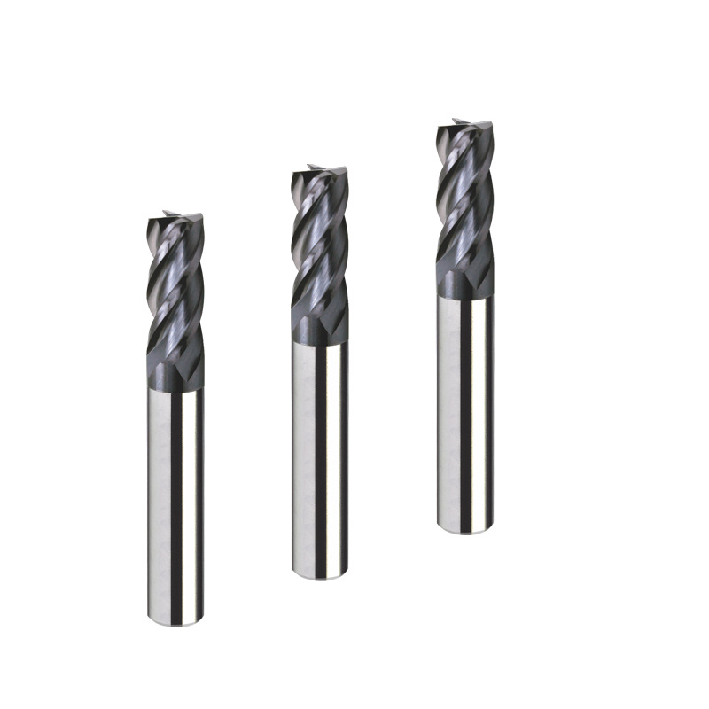 Carbide HRC 55 Die Steel Milling Cutter With Coating