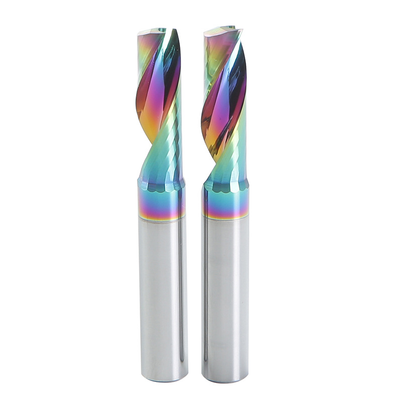 DLC Coating Single Flute End Mill For Aluminum